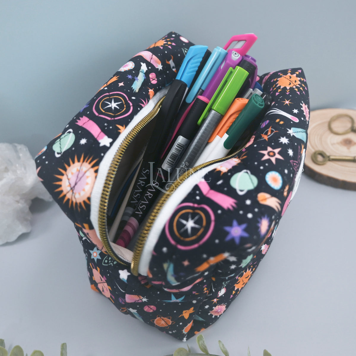 Cosmic Cowboy Boxy Makeup Bag