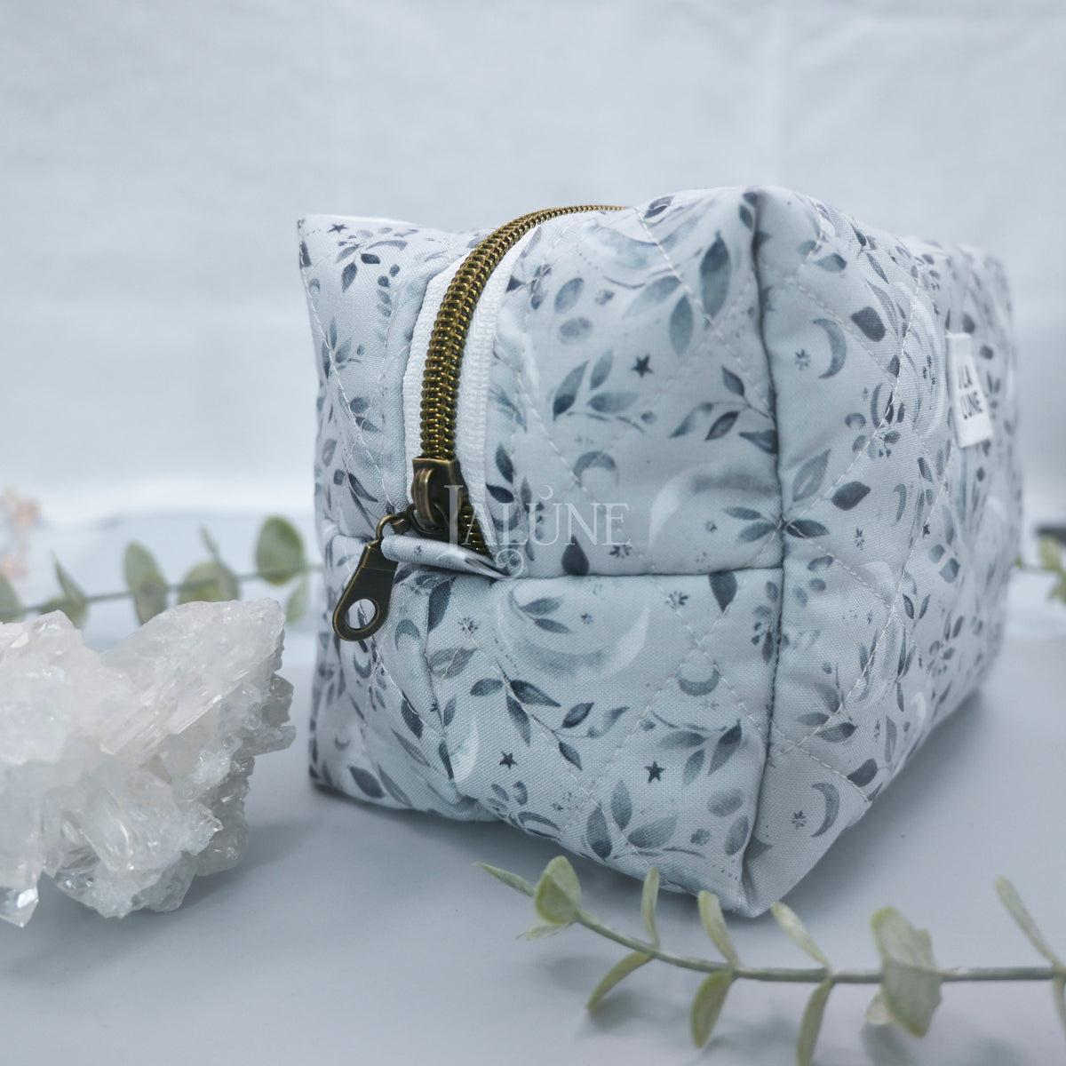 Luna Floral Boxy Makeup Bag