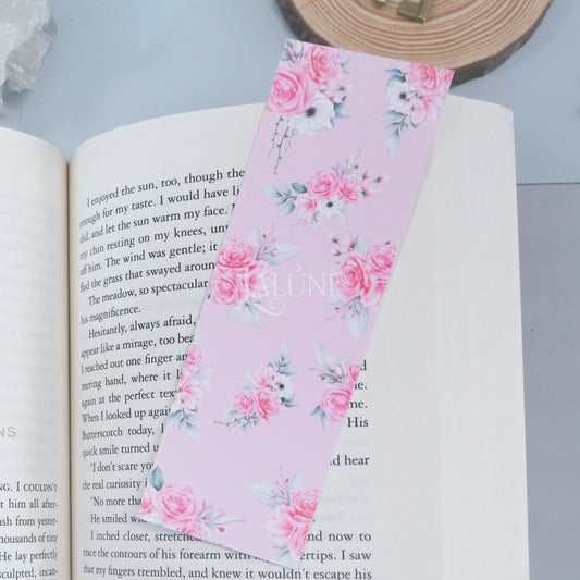 Pink Florals Bookmark