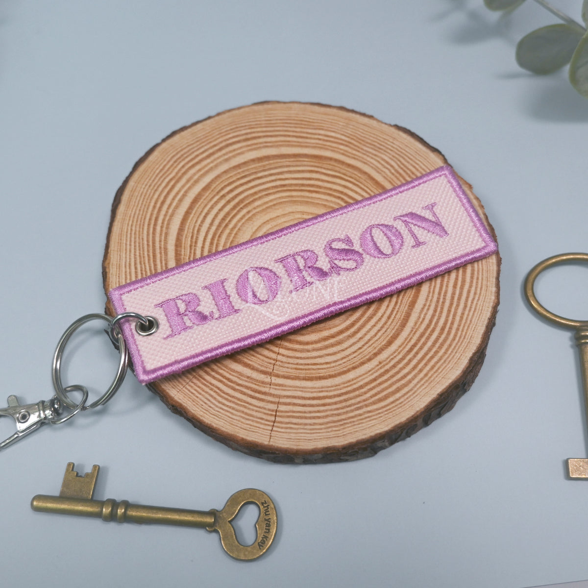 Riorson My Other Ride Embroidered Keychain